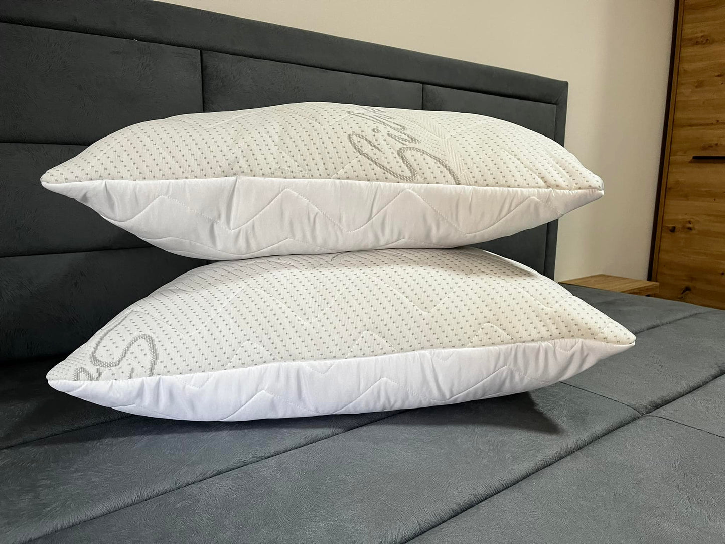 Set 2 jastuka 70x50cm Silver