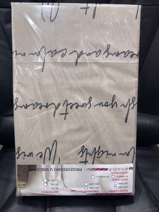 Singl pamučna posteljina